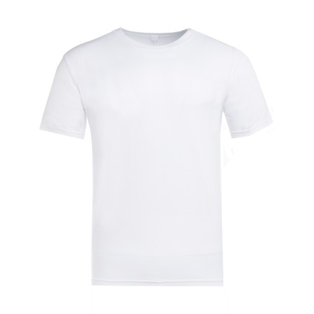 Male T-shirt Collorista, density 145g/m2, white color, size 50-52-4