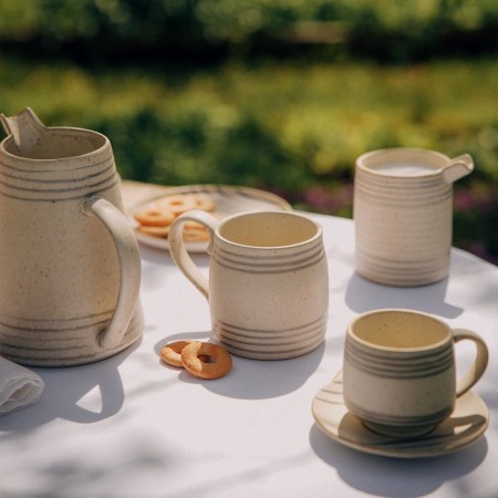 Ceramic Curamic SL Home "Raisia", 500 ml, beige color-5