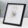 Photo frame plastic Gallery 15x15 cm, 636477-3, black with silver (plastic screen)