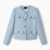 Women's tweed jacket Mist R.48, Blue