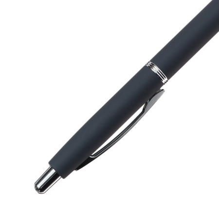 Automatic ball handle, 1.0 mm, BrunovisConti San Remo, blue rod, metal case Soft Touch graphite, in a blue case-3