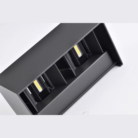 Street lamp Mantra Davos, Led, 2200lm, 3000k, 200x100x100 mm, matte black color-5