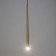Suspended “Titan” LED 5W 4000k gold 2.8x2.8x60-160cm