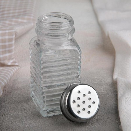 Glass Solonka "Lines", 100 ml, 4 × 9 cm-1