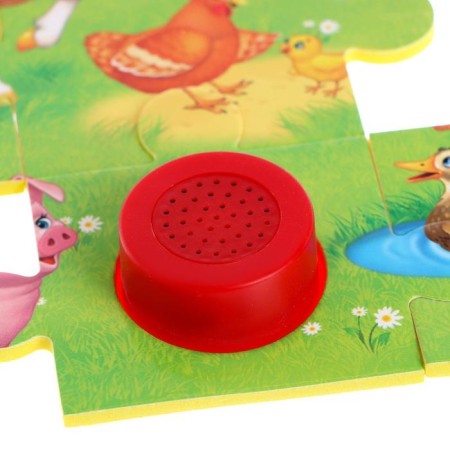 Soft puzzle with a music chip "Farm"-4