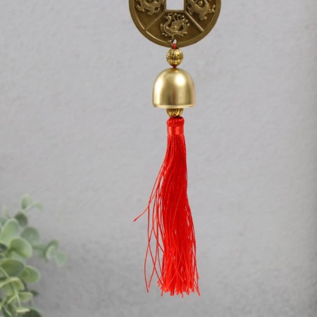 Metal bell "Four God" 1 bell d = 2.5 cm 37x5 cm-2