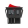 Klavichny switch 250V 25A (4C) On -OFF red with backlight (RWB-502) Rexant