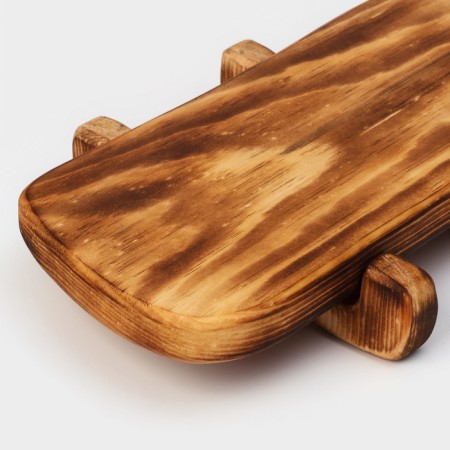 Defense board for feeding on the legs in firing Wild Kitchen, 31 × 14.5 × 7 cm, a solid massif of the cedar-7