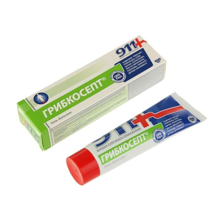 Hands and legs gel 911 "Gribkosept" for fungal infections, 100 ml