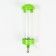 Drill for a cage, 500 ml, 9 x 6.5 x 23 cm, green
