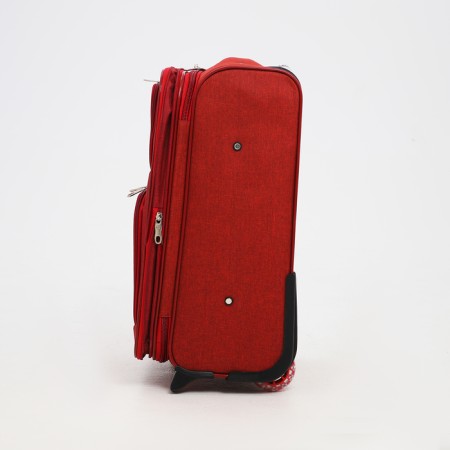 Small suitcase 20 "on lightning, code castle, with extension, red color-3