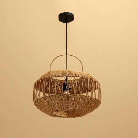 Ceiling light from Rotan "Pearl" 1x120W, E27, 40x40x25 cm-1