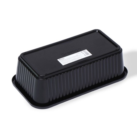 Box for seedlings, 28.5 × 15.5 × 8.5 cm, 2.5 l, black, Greengo-6
