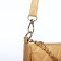 Bag Baget with a zipper, beige color