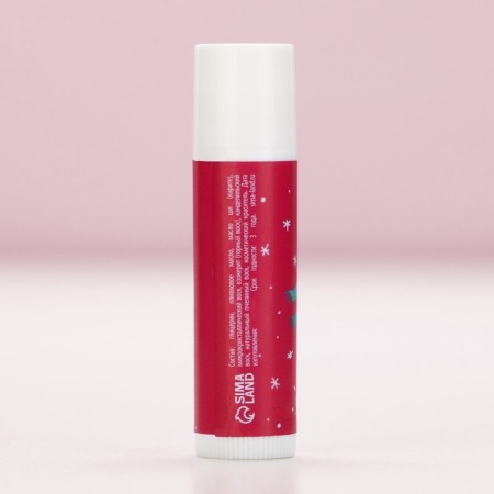 Gift set of cosmetics "Snow Winter!", Lip balm 3 x 10 g, pure happiness-5