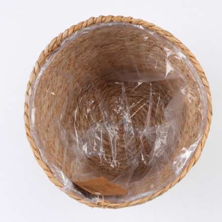 Kashpo wicker "safari", 25.5x25.5x23 cm, natural-4