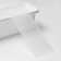 Plastic pot with a flower tray "Quadro", 6 l, white color