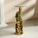 Decorative table "Girl with birds" gold 38x38x80 cm