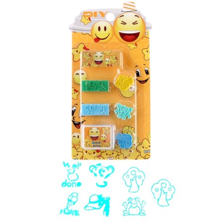Printing color "Smile", set of 5 pcs., Stamping pillow