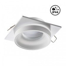 The lamp is built -in moisture -proof Novotech. Water, 9W, GU10, 40x92x92 mm, white color
