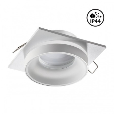 The lamp is built -in moisture -proof Novotech. Water, 9W, GU10, 40x92x92 mm, white color