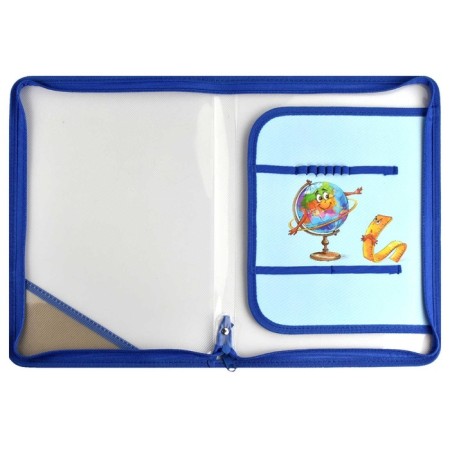 Labor folder A4, 328 x 228 x 25 mm, lightning around, folding bar, plastic, Phoenix "Globe"-5