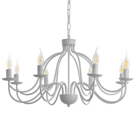 Jil chandelier 8xe14 40w is white 75x75x42-100 cm Bayerlux-1