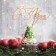 Topper "Happy New Year! Classic", gold, in a bag with a suspension, 12 × 6cm give beautifully