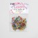 English pins, 18 mm, 100 pcs, colorful color