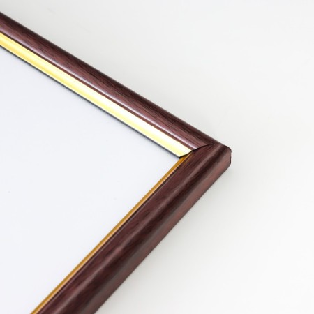 Photo frame Plastic "Mira" 29.7x42 cm, (A3) Bee with gold (plastic screen)-2