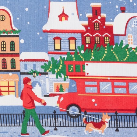 Kitchen towel "Holiday in the city" 35x60cm-2