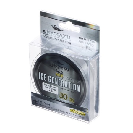 Namazu Ice Generation Flacks, diameter 0.14 mm, test 1.72 kg, 30 m, transparent-1