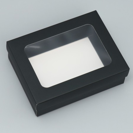 Gift box, packaging, “black” 16.5 x 12.5 x 5 cm-1