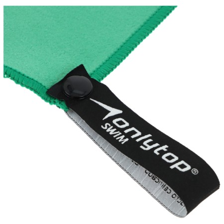 Microfiber towel, size 40x80 cm, green color-5