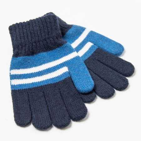 Baby gloves, color dark blue size 18
