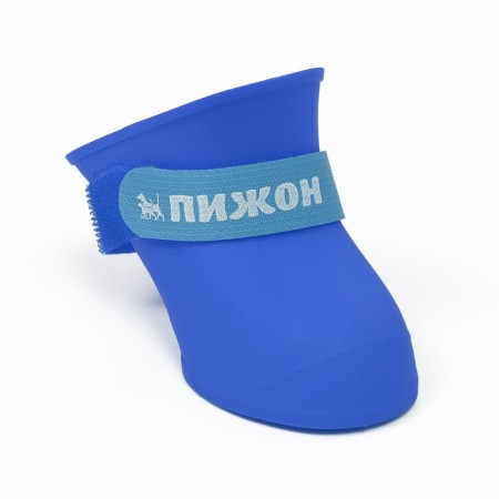 Rubber pijon boots, set 4 pcs., Rr. L (sole 5.7 x 4.5 cm), blue-2