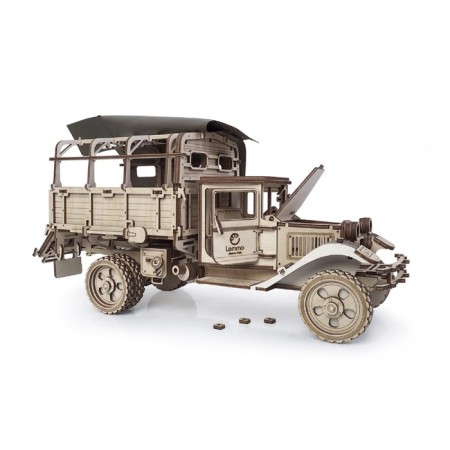 Wooden designer "GAZ-AA truck with an awning"-5