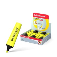 Erichkrause V-12, 0.6-5.2 mm, fluorescent ink-based fluorescent, yellow, yellow, yellow.