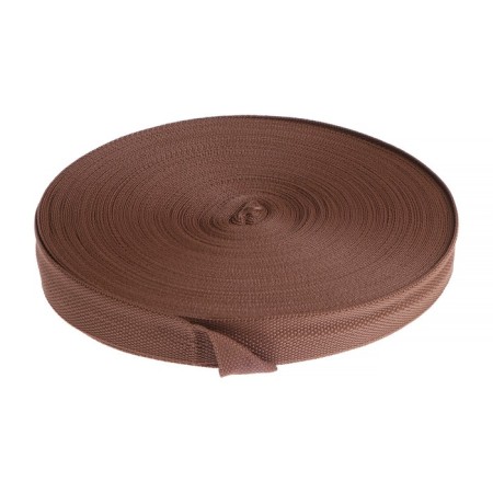 Strict sling 30 mm, for edging EVA rugs, coil 50 m, brown