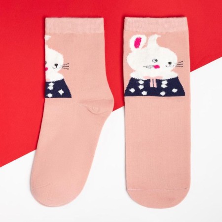 New Year. KAFTAN socks "Happy Holidys!" 5 pairs, size 35-38-6