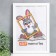 Photo frame 21x30 cm MDF. No. 6 White (plastic screen)