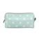 The pencil case is soft, 2 compartments, volumetric, 100 x 210 x 50 mm, Erich Krause, Dots in Mint, Mint 52288