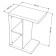 Enkel T, 470 × 300 × 600 mm, vestiburates, white color, white