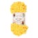 Yarn "Puffy" 100 % micropoliester 9m/100g (216 yellow)