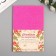 Foamiran "neon shine - bright pink" 2 mm format A4 (set of 5 sheets)