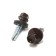 Roofing screws 5.5x25 mm, RAL8017 Brown color, 200 pcs.