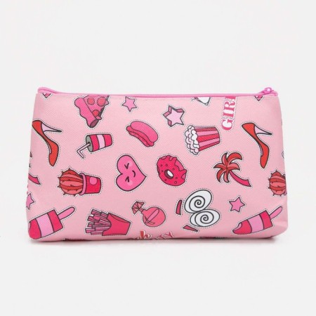 Lightning cosmetic bag, pink color-1