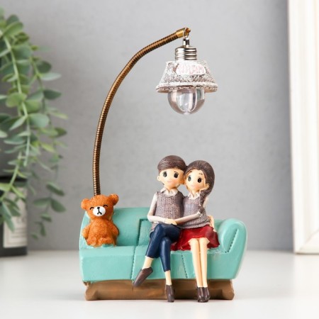 Souvenir Polystone Light "Heat House" 11.5x7.3x22.3 cm