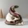 Souvenir Polystone Light "Skull with a snake" 19.5x14.5x17.5 cm