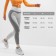 Leggings Sports Minaku: Sportly; Color gray rr